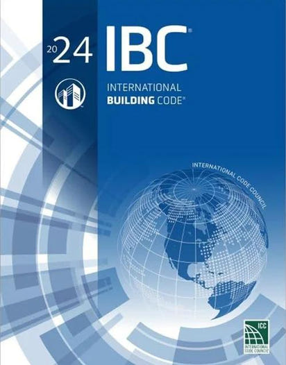 Libro de códigos de construcción y residencial de 2024 (IBC + IRC): recurso esencial de ICC para contratistas y preparación de exámenes.