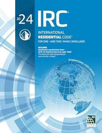 Libro de códigos de construcción y residencial de 2024 (IBC + IRC): recurso esencial de ICC para contratistas y preparación de exámenes.